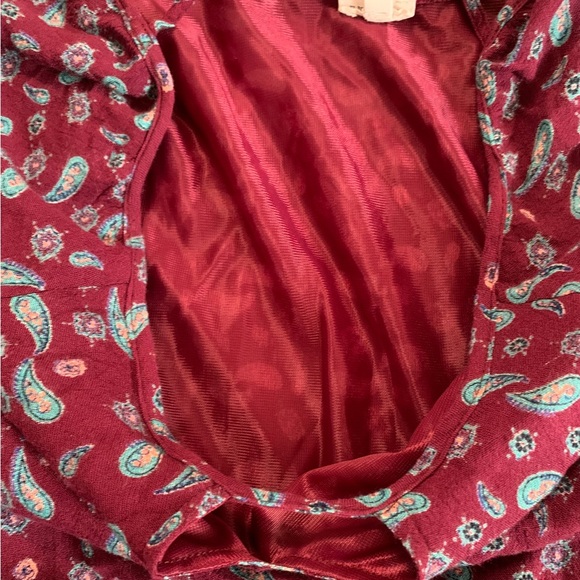 En Creme Boho Frayed Dress Size Large - Picture 7 of 17